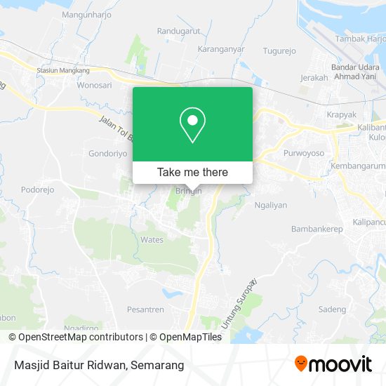 Masjid Baitur Ridwan map