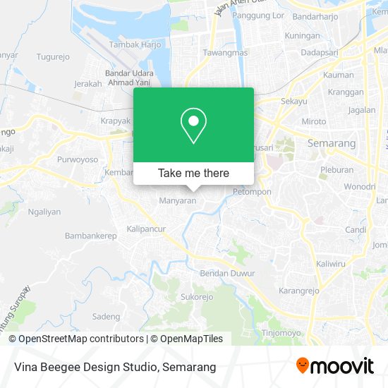 Vina Beegee Design Studio map