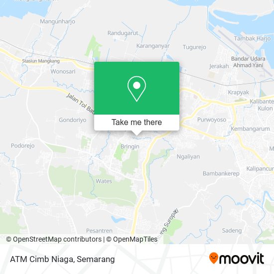 ATM Cimb Niaga map