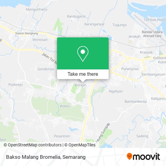 Bakso Malang Bromelia map