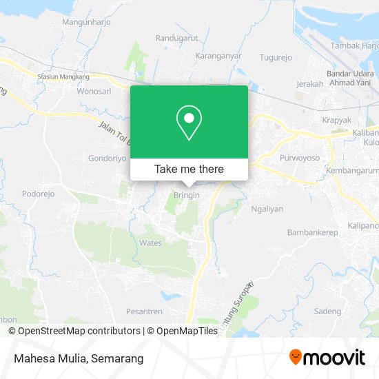 Mahesa Mulia map