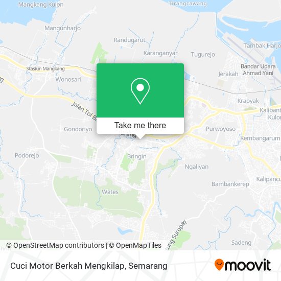 Cuci Motor Berkah Mengkilap map