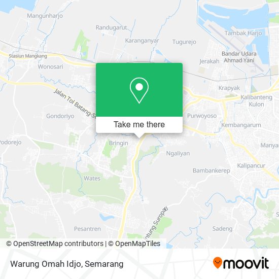 Warung Omah Idjo map