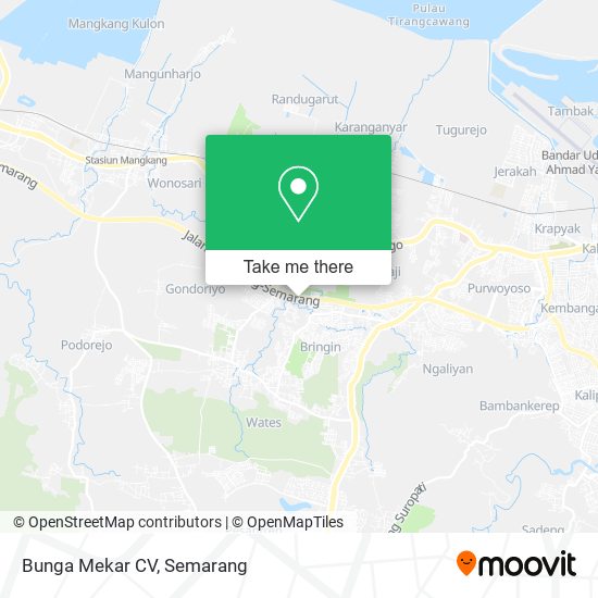 Bunga Mekar CV map
