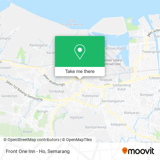 Front One Inn - Ho map