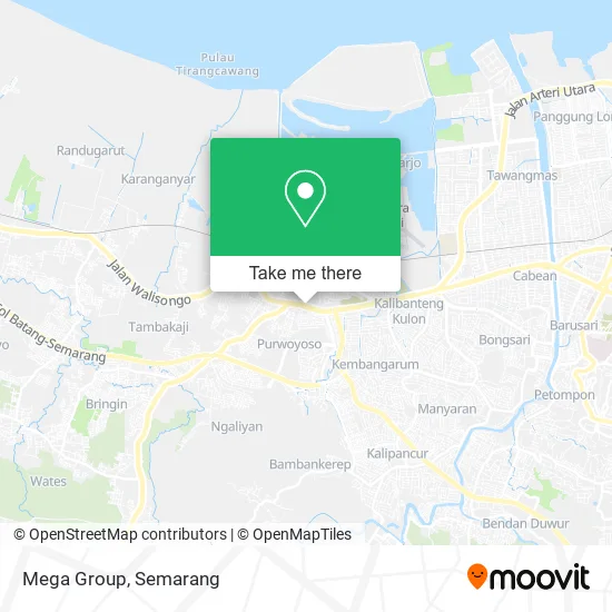Mega Group map