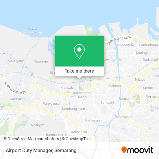 Airport Duty Manager map