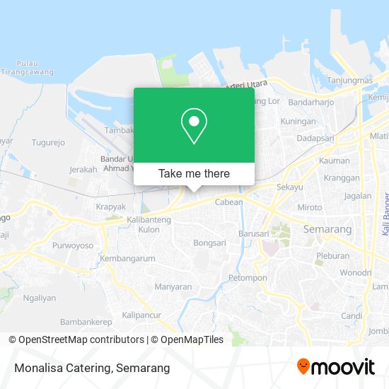 Monalisa Catering map