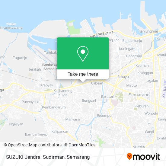SUZUKI Jendral Sudirman map