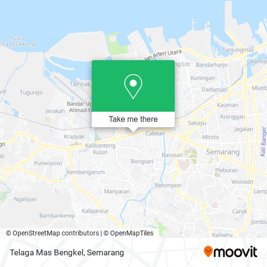 Telaga Mas Bengkel map