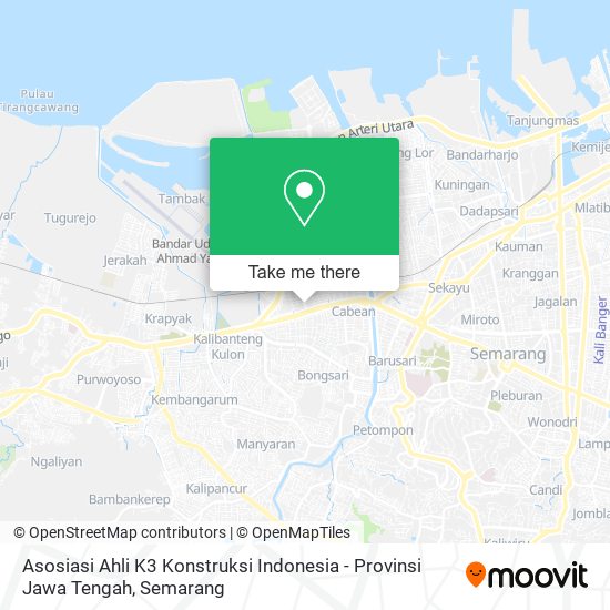 Asosiasi Ahli K3 Konstruksi Indonesia - Provinsi Jawa Tengah map
