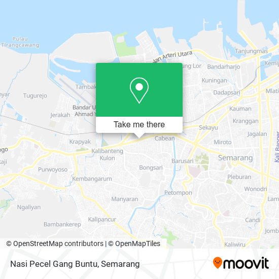 Nasi Pecel Gang Buntu map