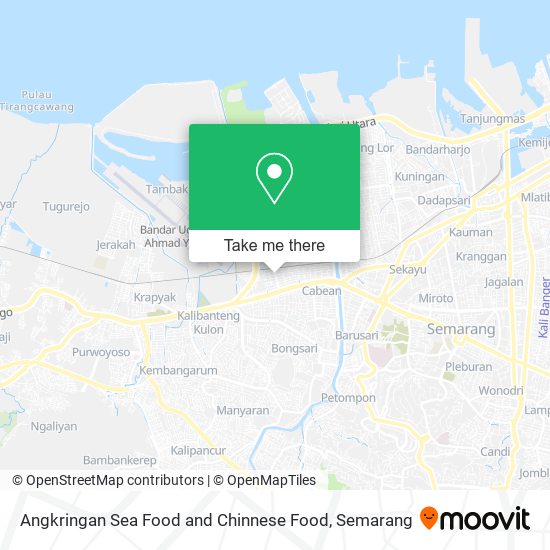 Angkringan Sea Food and Chinnese Food map