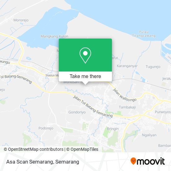 Asa Scan Semarang map