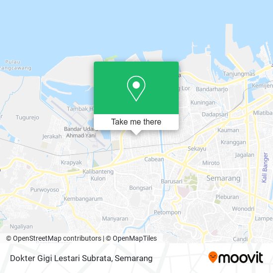 Dokter Gigi Lestari Subrata map