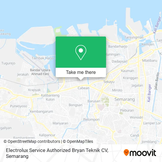 Electrolux Service Authorized Bryan Teknik CV map