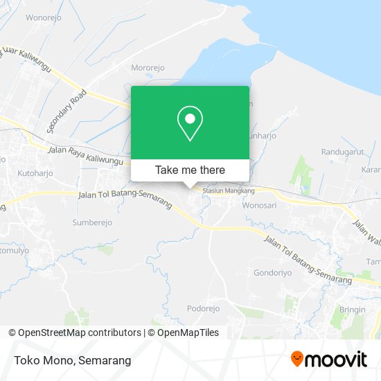 Toko Mono map