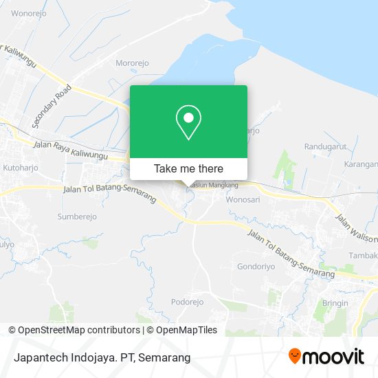 Japantech Indojaya. PT map
