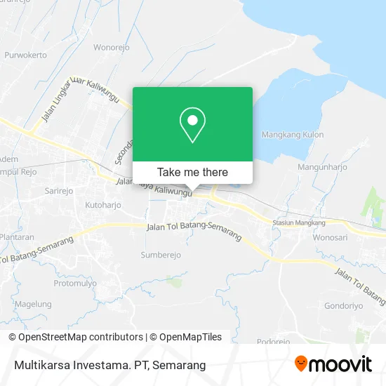 Multikarsa Investama. PT map