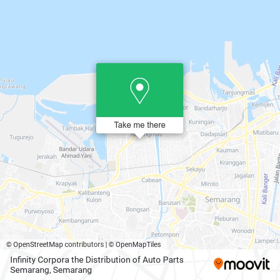 Infinity Corpora the Distribution of Auto Parts Semarang map