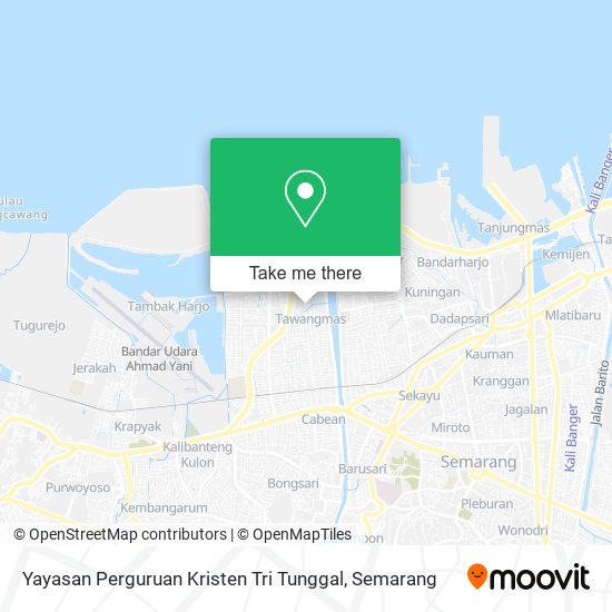 Yayasan Perguruan Kristen Tri Tunggal map