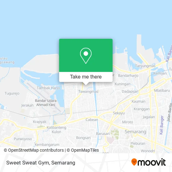 Sweet Sweat Gym map