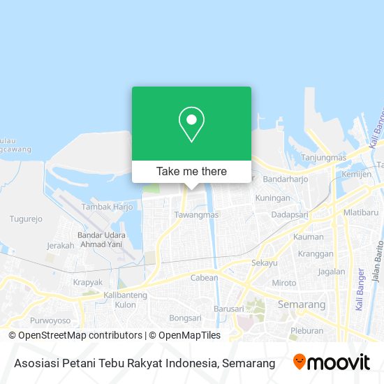 Asosiasi Petani Tebu Rakyat Indonesia map