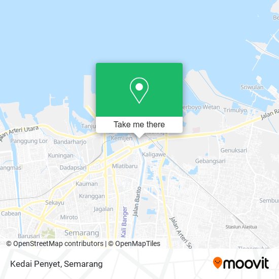 Kedai Penyet map