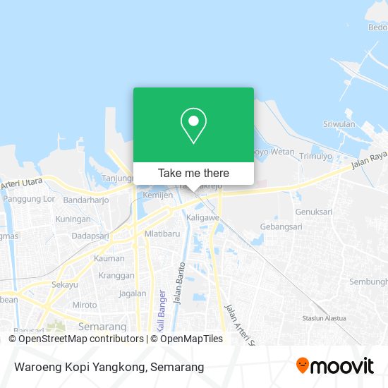 Waroeng Kopi Yangkong map
