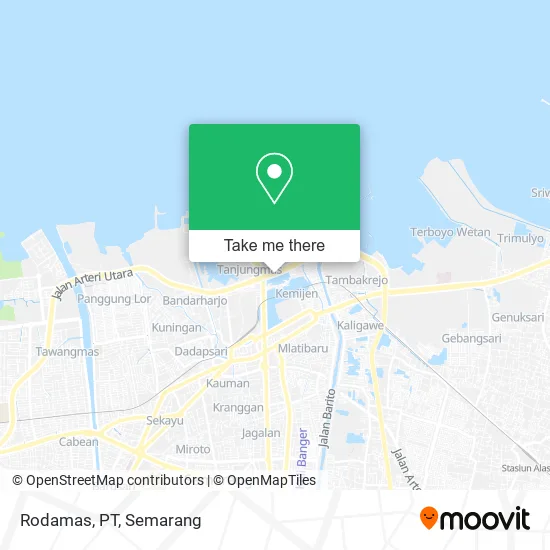 Rodamas, PT map