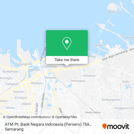 ATM Pt. Bank Negara Indonesia (Persero) Tbk. map