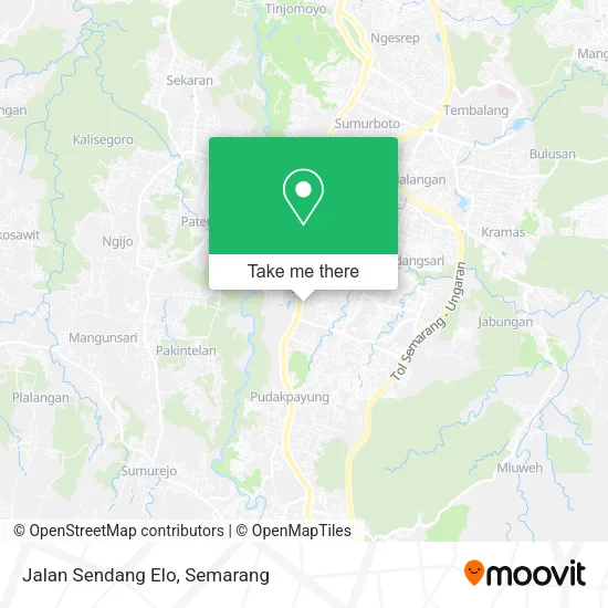 Jalan Sendang Elo map