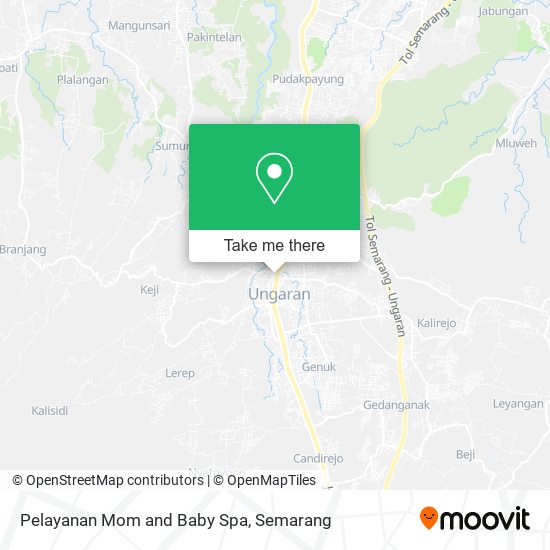Pelayanan Mom and Baby Spa map
