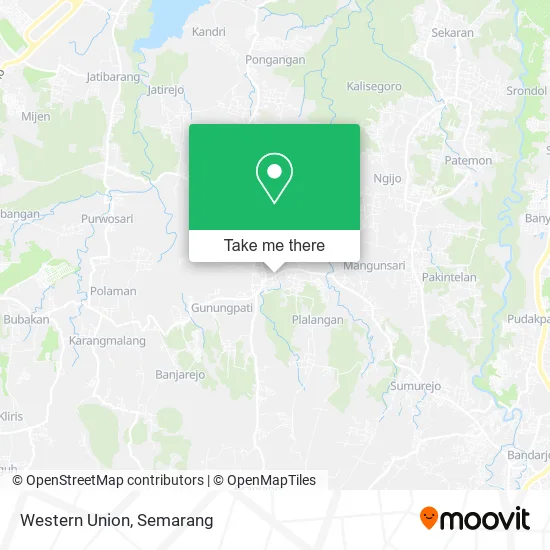 Western Union map