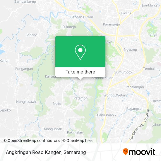 Angkringan Roso Kangen map