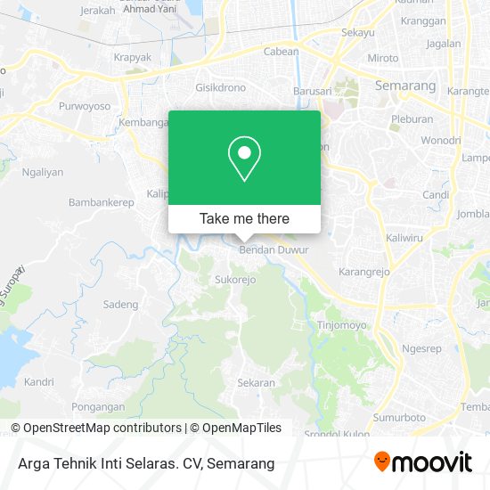 Arga Tehnik Inti Selaras. CV map