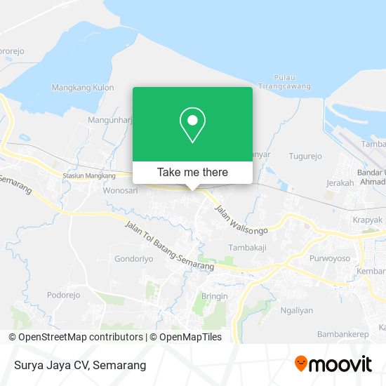 Surya Jaya CV map