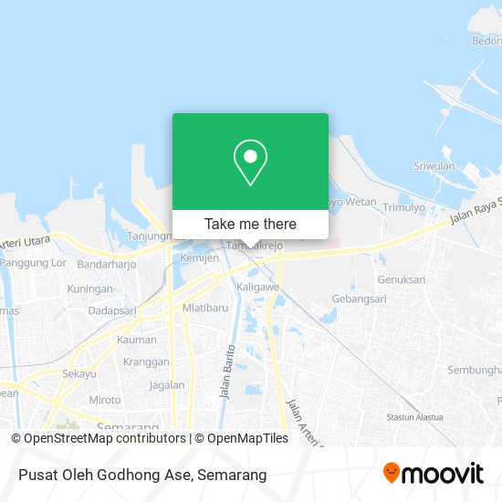 Pusat Oleh Godhong Ase map