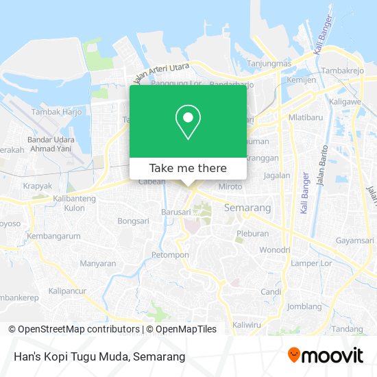 Han's Kopi Tugu Muda map