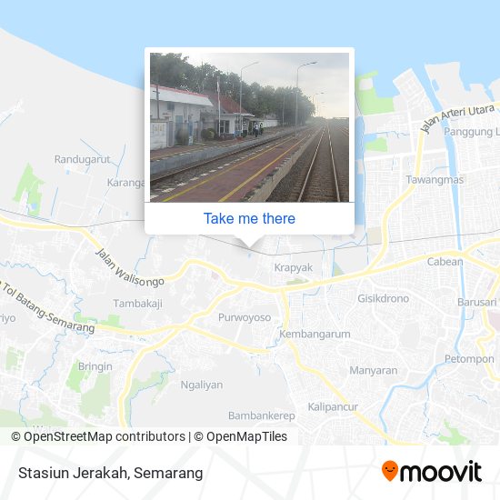 Stasiun Jerakah map