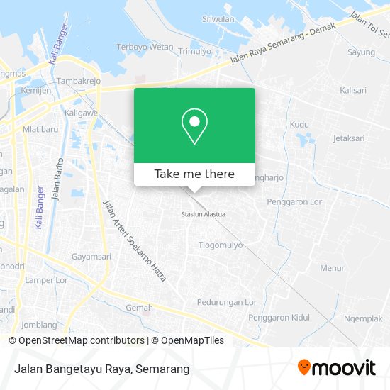 Jalan Bangetayu Raya map