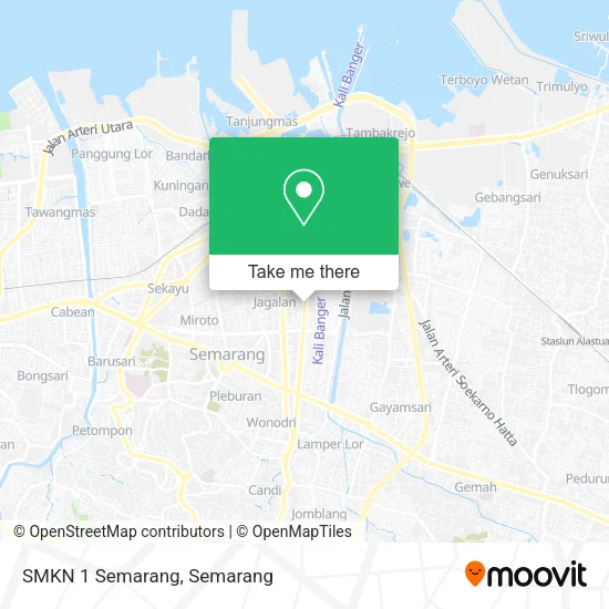 SMKN 1 Semarang map