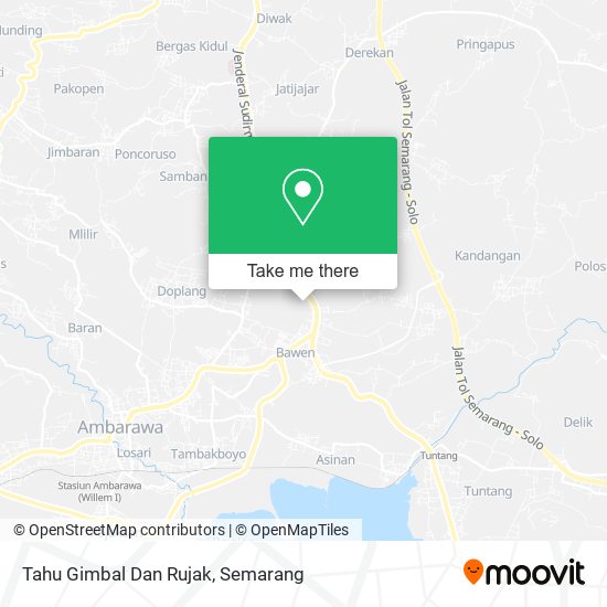 Tahu Gimbal Dan Rujak map