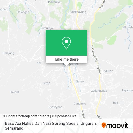 Baso Aci Nafisa Dan Nasi Goreng Spesial Ungaran map