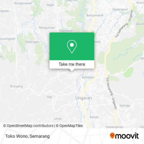 Toko Wono map