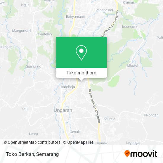 Toko Berkah map