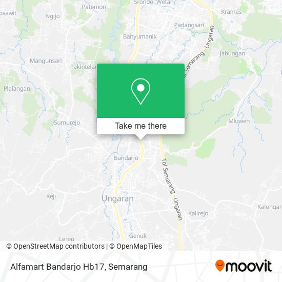 Alfamart Bandarjo Hb17 map