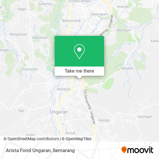 Arista Food Ungaran map