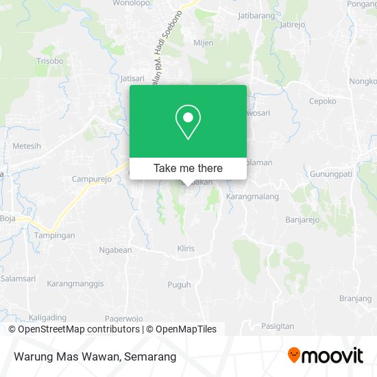 Warung Mas Wawan map