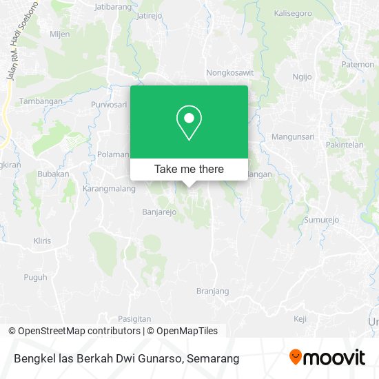 Bengkel las Berkah Dwi Gunarso map